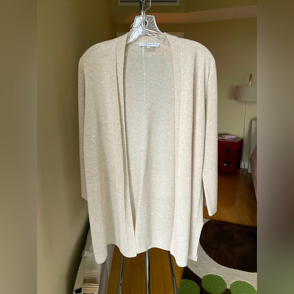 Gerard Darel Beige long viscose cardigan in excellent condition - Picture 1 of 2